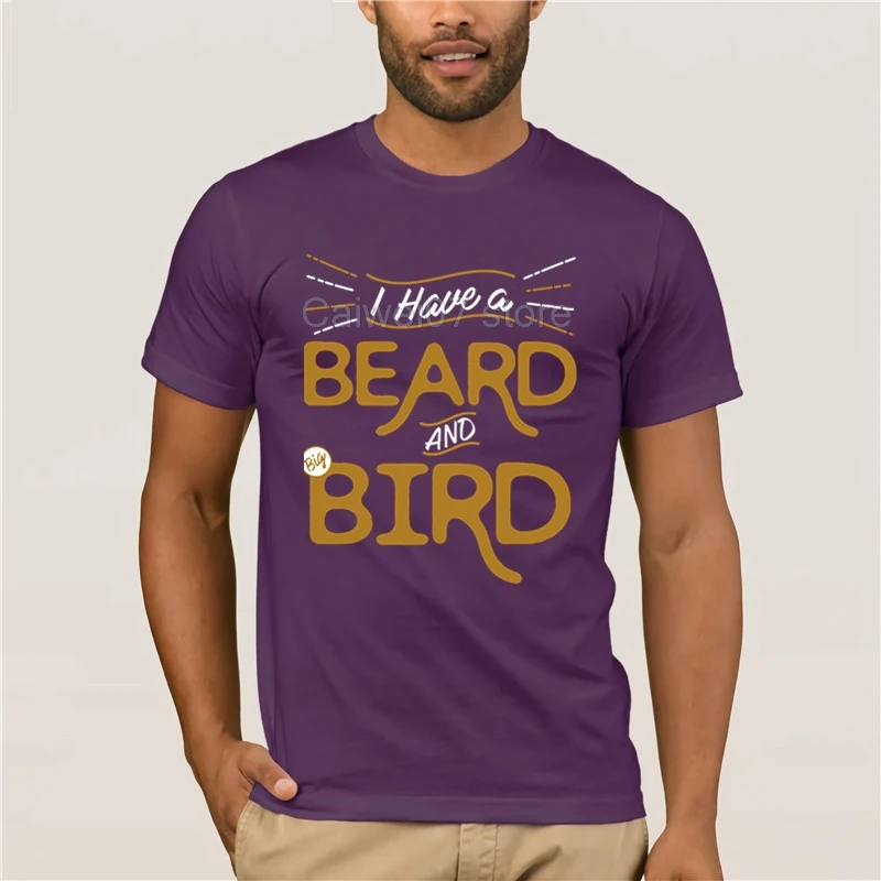 Printed T-shirt crew neck short sleeve casual BEARD or BIRD casual o-neck loose summer for men personality T-shirt
Printed T-shirt crew neck short sleeve casual BEARD or BIRD casual o-neck loose summer for men personality T-shirt