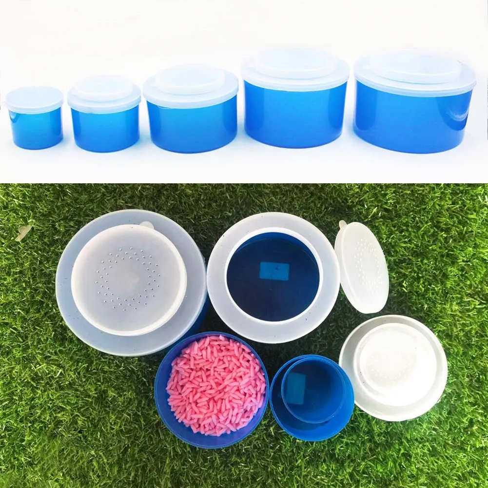 5PCS Breathable Fishing Bait Red Insect Box Live Bait Box With Breathable Hole Earthworm Box Double Cover Carp Fishing Supplies
5PCS Breathable Fishing Bait Red Insect Box Live Bait Box With Breathable Hole Earthworm Box Double Cover Carp Fishing Supplies