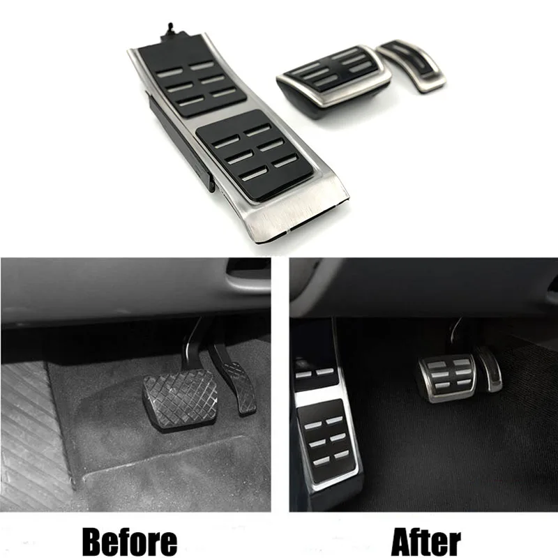 Car Styling Stainless Steel Sport Foot Rest Fuel Brake Pedal Plate Cover Set For Audi A8 S8 D4 4H 2011-2018 Car Accessories
Car Styling Stainless Steel Sport Foot Rest Fuel Brake Pedal Plate Cover Set For Audi A8 S8 D4 4H 2011-2018 Car Accessories