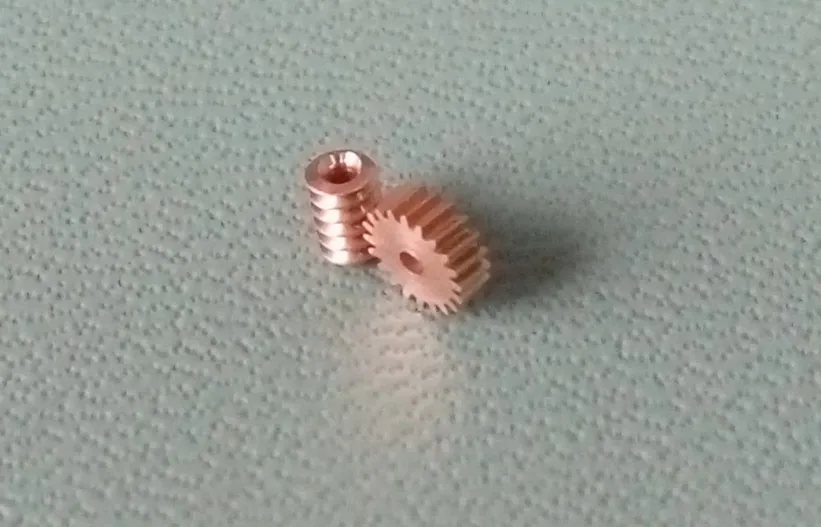 20t Micro Worm Gear 0.2 Module Gear Worm 1:87 Static Change Gear 
20t Micro Worm Gear 0.2 Module Gear Worm 1:87 Static Change Gear