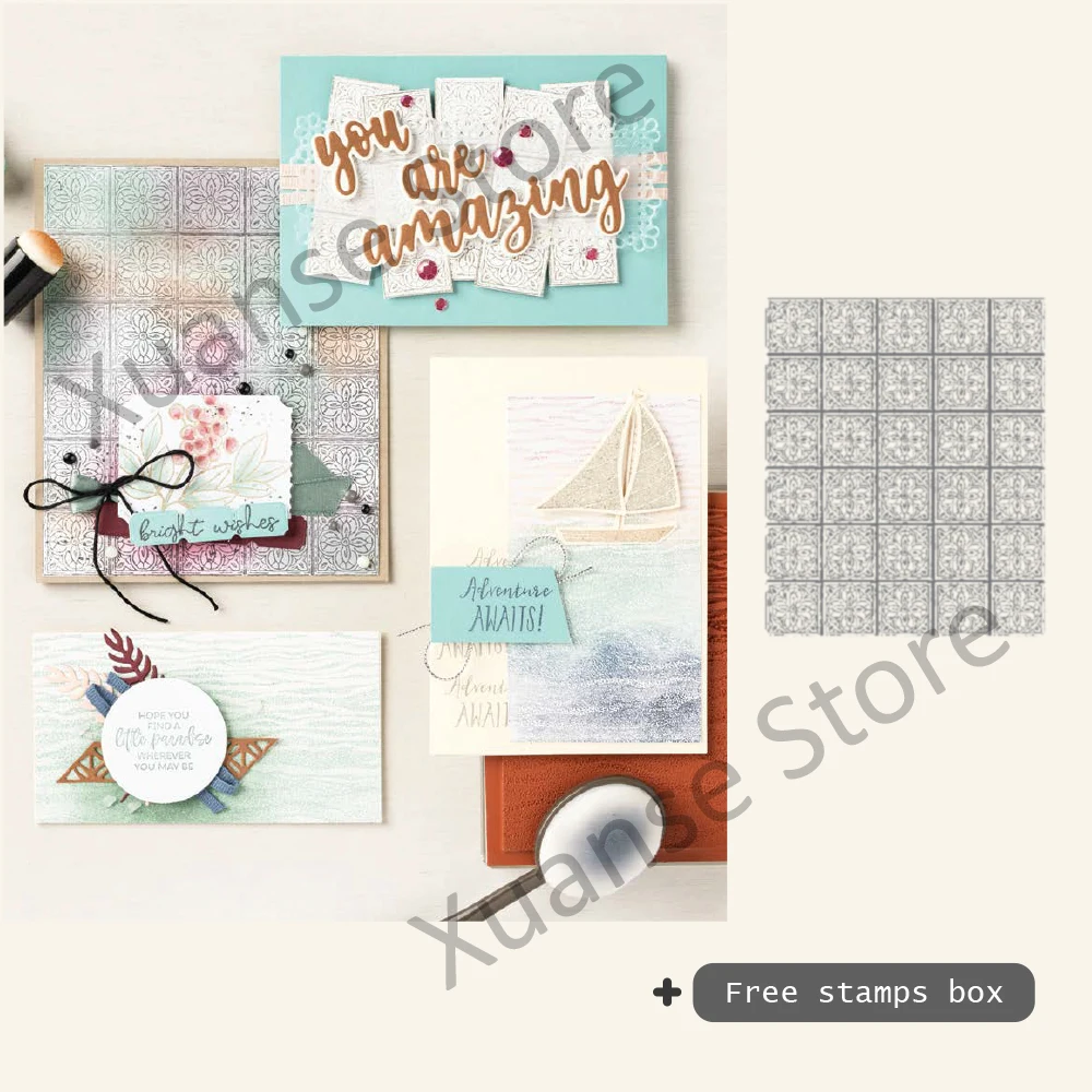 Universal Flowers Background Clear Stamp Scrapbooking Template DIY Handmade Card Diary Album Stencil For Decor Stamps Supplies
Universal Flowers Background Clear Stamp Scrapbooking Template DIY Handmade Card Diary Album Stencil For Decor Stamps Supplies