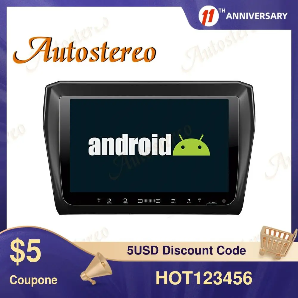 Car No DVD Player Android 9 8 Core GPS Navigation For Suzuki swift 2017-2019 Auto Radio Stereo Head Unit Multimedia Player DSP
Car No DVD Player Android 9 8 Core GPS Navigation For Suzuki swift 2017-2019 Auto Radio Stereo Head Unit Multimedia Player DSP