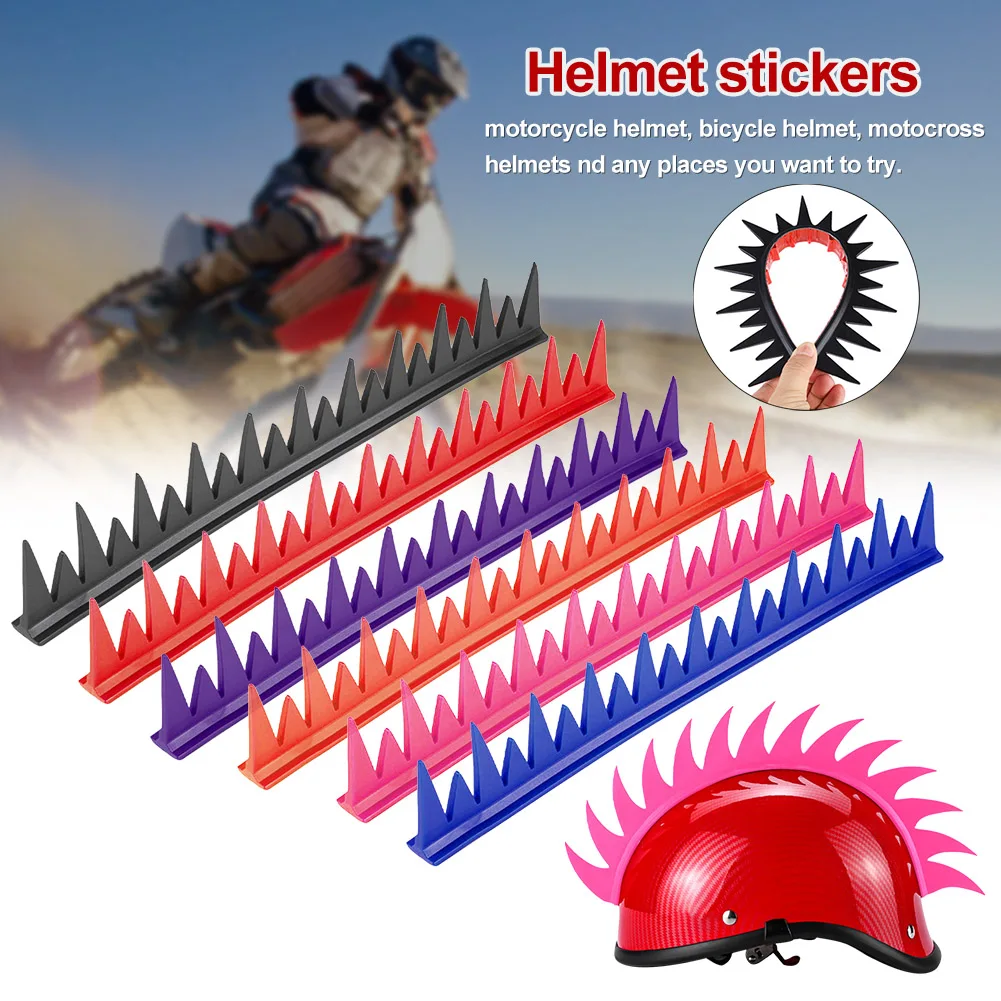 Silicone Decals Helmet Mohawk Racing Trim Decorative Reusable Warhawk For Bicycle Spikes Motorcycle Sticker Universal Strip
Silicone Decals Helmet Mohawk Racing Trim Decorative Reusable Warhawk For Bicycle Spikes Motorcycle Sticker Universal Strip