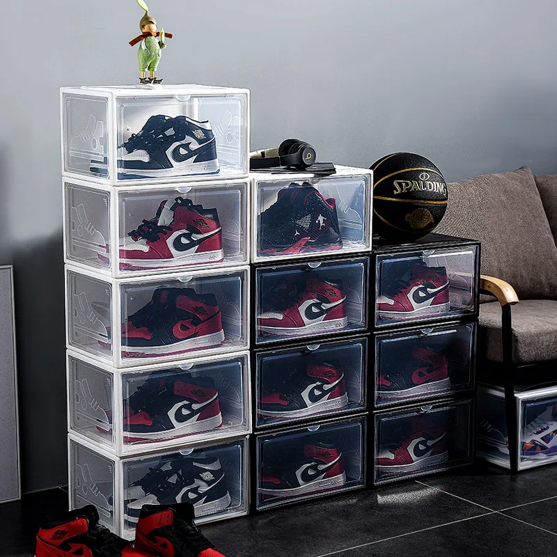 2pcs shoe box high-top basketball shoes dust-proof storage box with hard material transparent heighten sport shoe box
2pcs shoe box high-top basketball shoes dust-proof storage box with hard material transparent heighten sport shoe box