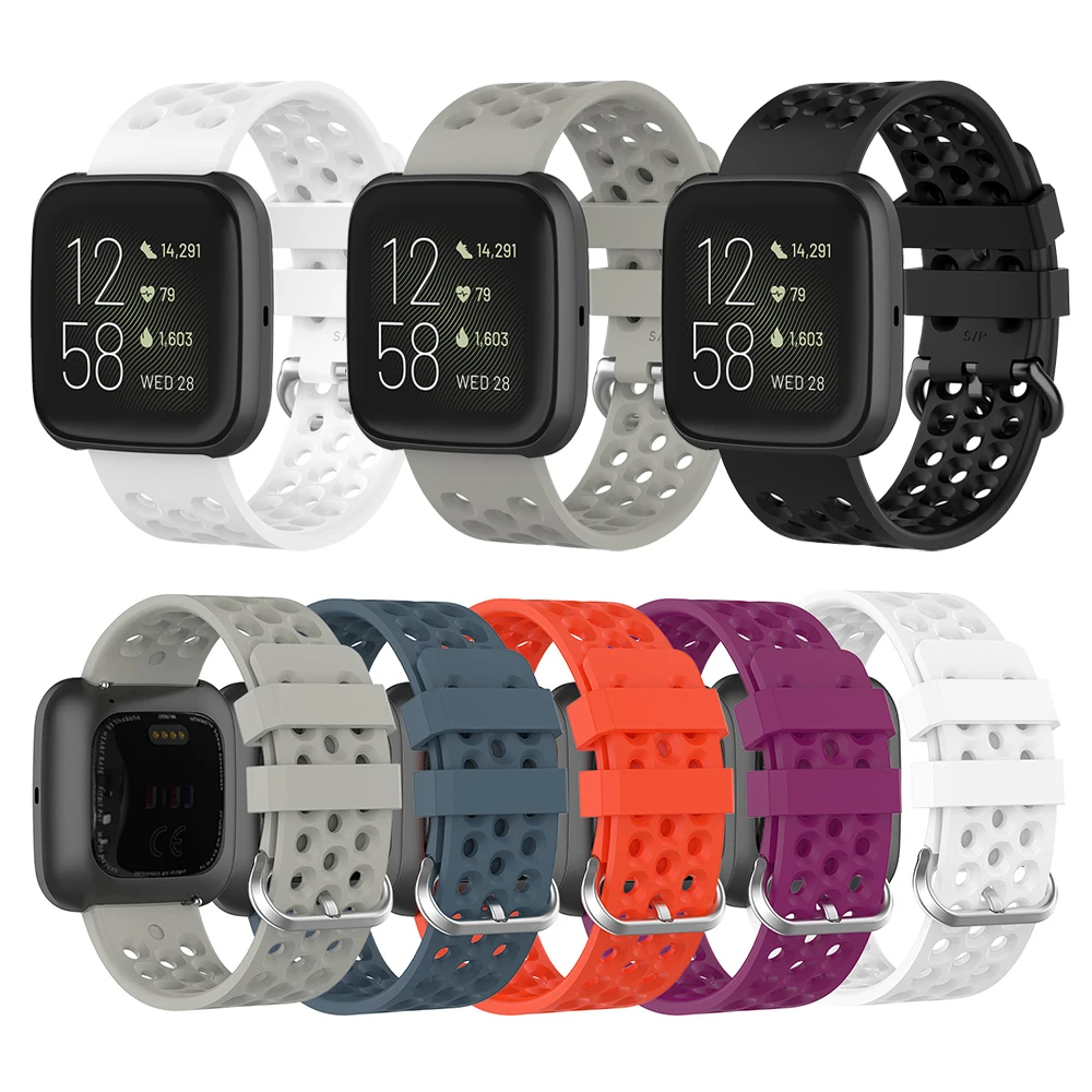10 colors Sports silicone Strap band for Fitbit Versa 2 Versa lite smart watch Wristband Bracelet Versa2 Replacement Accessories
10 colors Sports silicone Strap band for Fitbit Versa 2 Versa lite smart watch Wristband Bracelet Versa2 Replacement Accessories