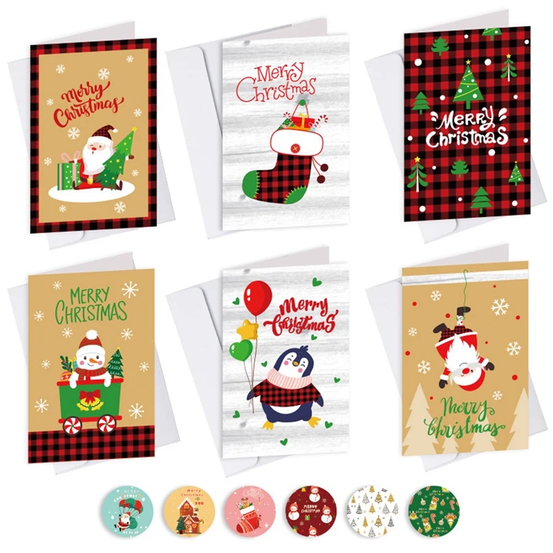 90PCS New Year's Card, Santa Claus Holiday, Foldable Blessing Card, Christmas Envelope Sticker, Gift Card
90PCS New Year's Card, Santa Claus Holiday, Foldable Blessing Card, Christmas Envelope Sticker, Gift Card