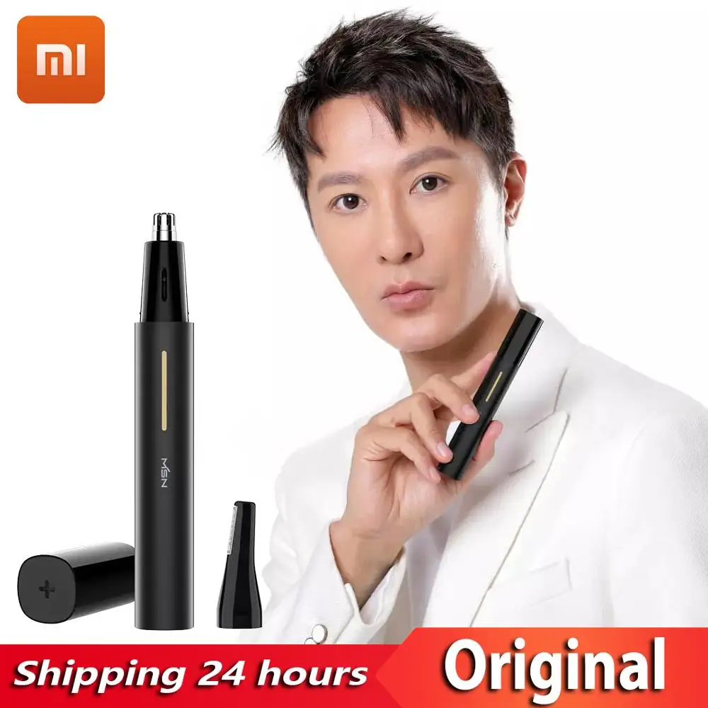 XiaoMi Double Cutter LED Electric Nose Hair Trimmer Temple Eyebrow Shaver Clipper Waterproof 2 in 1 Dual Blade Safe Cleaner Tool
XiaoMi Double Cutter LED Electric Nose Hair Trimmer Temple Eyebrow Shaver Clipper Waterproof 2 in 1 Dual Blade Safe Cleaner Tool