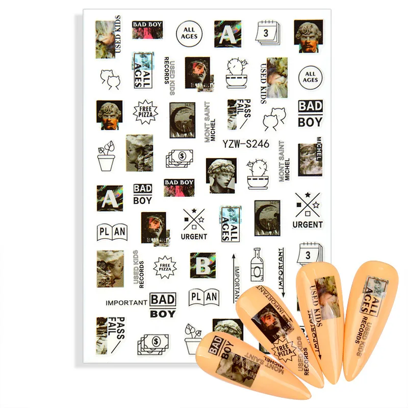 Новинка 2022, 3D наклейки для ногтей, английская надпись, наклейка для ногтей, фольга, любовь, абстрактный дизайн лица, аксессуары для ногтей, мо...
Новинка 2022, 3D наклейки для ногтей, английская надпись, наклейка для ногтей, фольга, любовь, абстрактный дизайн лица, аксессуары для ногтей, мо...