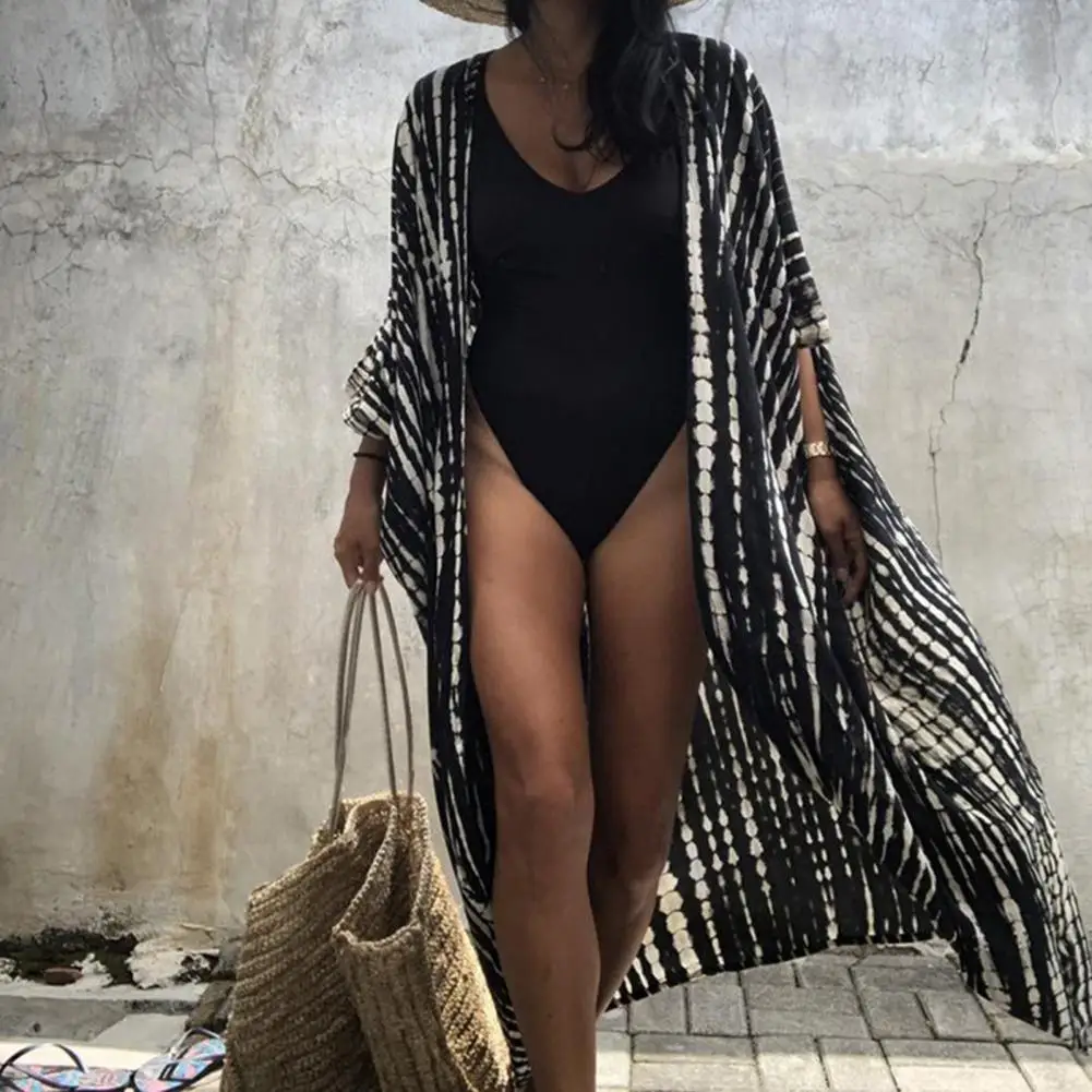 2021 Bikini Cover-ups Black Retro Striped Self Belted Women Summer Kimono Dress Beach Wear Swim Suit Cover Up New beach dress
2021 Bikini Cover-ups Black Retro Striped Self Belted Women Summer Kimono Dress Beach Wear Swim Suit Cover Up New beach dress