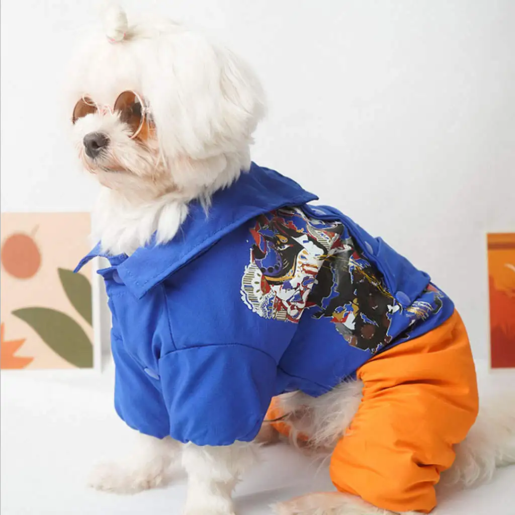 Winter Dog Warm Coat Pet Outfits Suit for French Bulldog Small Medium Dogs 
Winter Dog Warm Coat Pet Outfits Suit for French Bulldog Small Medium Dogs