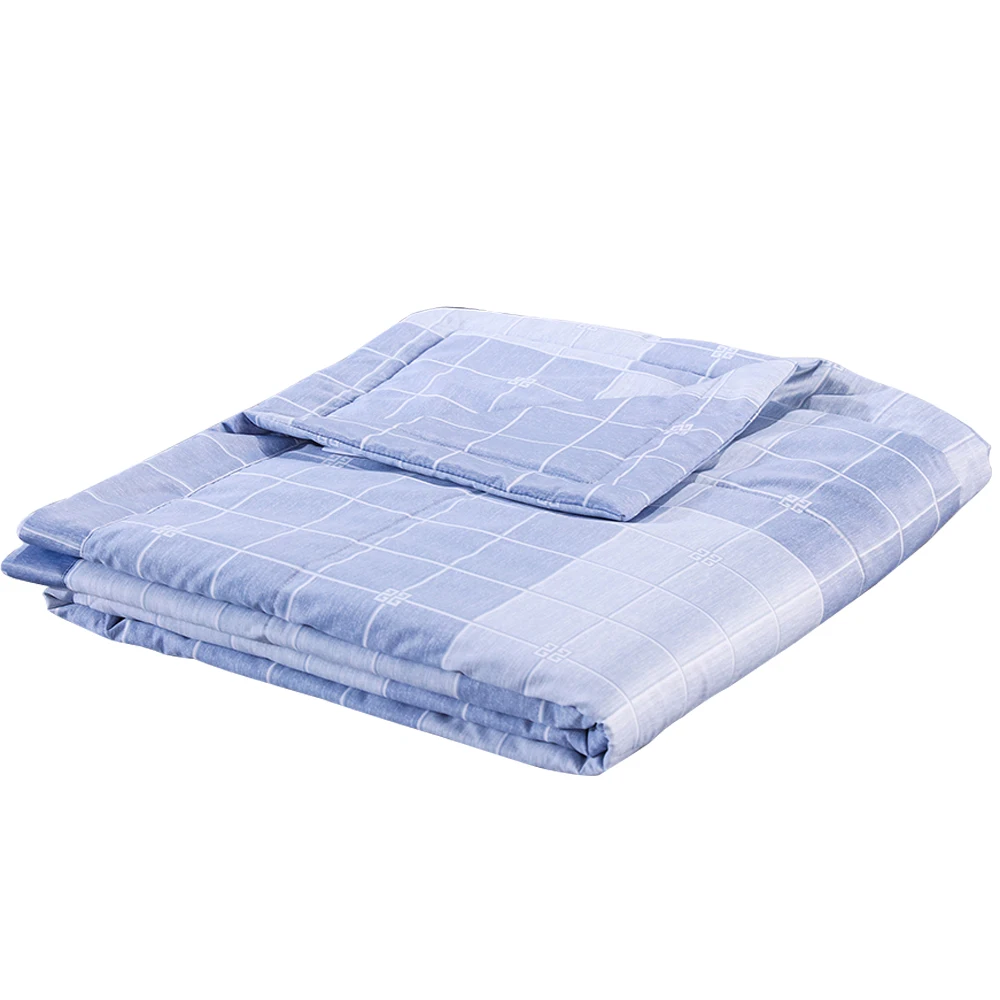 Cotton Thin Quilt Summer Air-conditioning Comforter Soft Breathable Lattice Light Blue Cool Blanket Print Bedspread Bed Cover
Cotton Thin Quilt Summer Air-conditioning Comforter Soft Breathable Lattice Light Blue Cool Blanket Print Bedspread Bed Cover