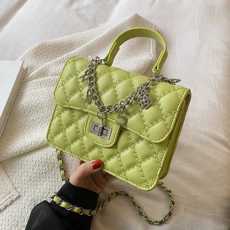 Small Quilted PU Leather Crossbody Bag with Short Handle for Women 2021 Summer Lady Purse and Handbag Trends Luxury Quality
Small Quilted PU Leather Crossbody Bag with Short Handle for Women 2021 Summer Lady Purse and Handbag Trends Luxury Quality