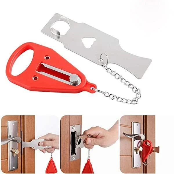 Portable Safety Door Lock Travel Lock Childproof Door Lock Anti-theft Lock for Security Home Safety Lock Door Hardware
Portable Safety Door Lock Travel Lock Childproof Door Lock Anti-theft Lock for Security Home Safety Lock Door Hardware