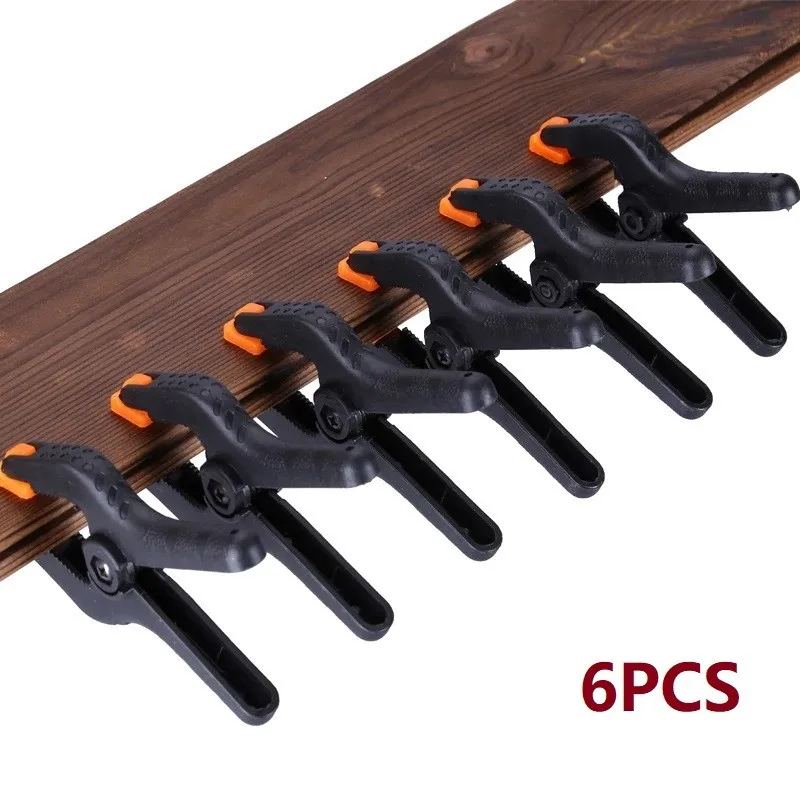 6Pcs 3 Inch DIY Tools Plastic Nylon Toggle Clamps Spring Clip For Woodworking Spring Clip Handle Repair Tools Outillage
6Pcs 3 Inch DIY Tools Plastic Nylon Toggle Clamps Spring Clip For Woodworking Spring Clip Handle Repair Tools Outillage