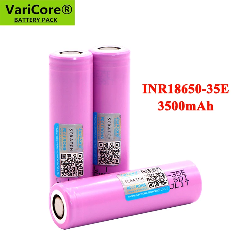 2021 VariCore Original INR18650-35E 3.7V 3500mAh Max 13A Discharge Power Battery For Mobile power,Flashlight batteries
2021 VariCore Original INR18650-35E 3.7V 3500mAh Max 13A Discharge Power Battery For Mobile power,Flashlight batteries