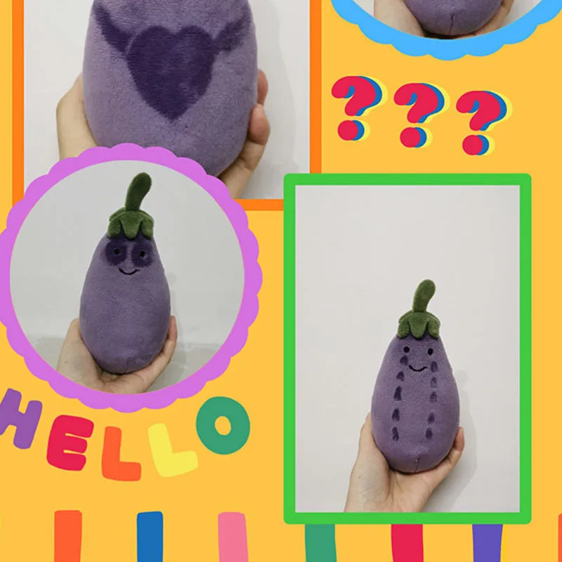 New Designer Cartoon Kwaii Toys For Girl Adult Cute Plush Doll For Holiday Gift Birthday Present Eggplant Kids Toys
New Designer Cartoon Kwaii Toys For Girl Adult Cute Plush Doll For Holiday Gift Birthday Present Eggplant Kids Toys