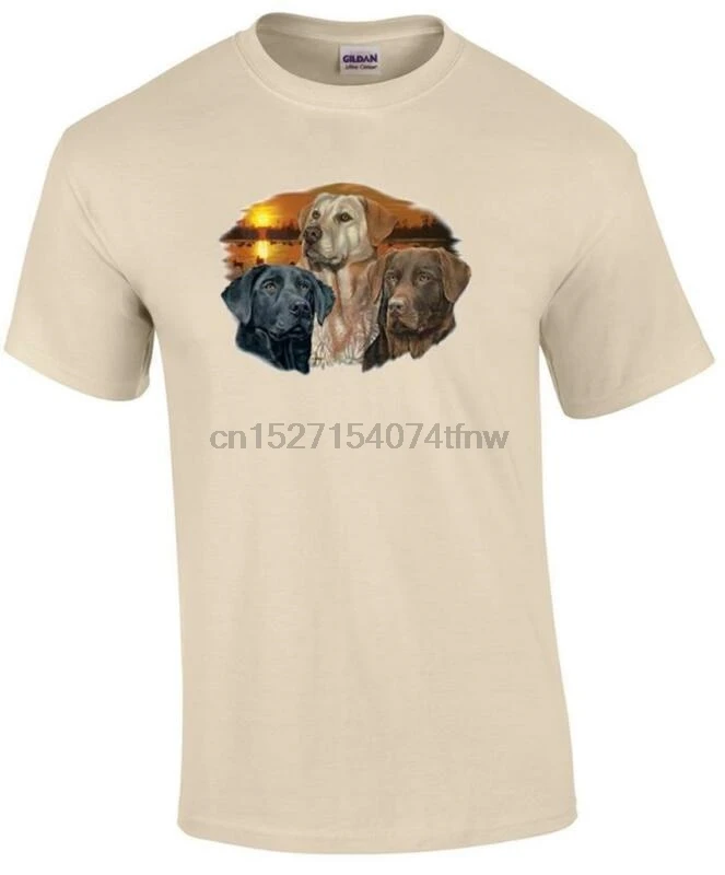 Labs at Sunset Chocolate Lab Black Lab Yellow Lab Labrador Trio T-Shirt 
Labs at Sunset Chocolate Lab Black Lab Yellow Lab Labrador Trio T-Shirt