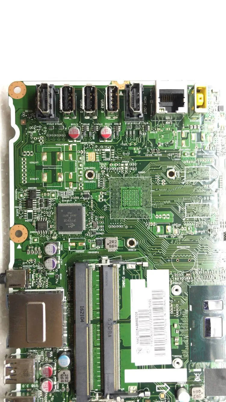 KEFU6050A2740901 ISKLST For Lenovo AIO 300-23ISU all-in-one Computer Motherboard 00XG031 CPU I5 6200U 100% Test Work
KEFU6050A2740901 ISKLST For Lenovo AIO 300-23ISU all-in-one Computer Motherboard 00XG031 CPU I5 6200U 100% Test Work