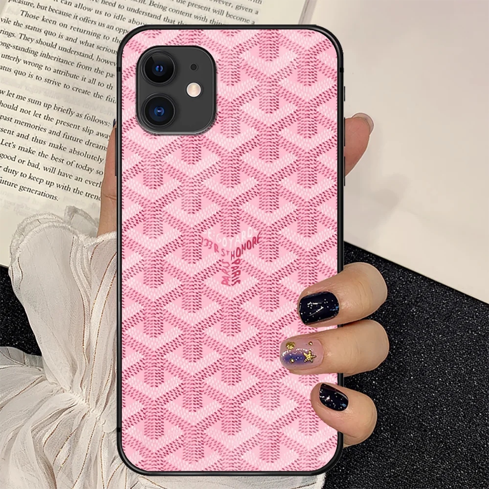 French Luxury Brand Goyards Phone Tempered Glass Case Cover For IPhone 6 6S 7 8 11 12 X Xr Xs Se 2020 Pro Max Plus Mini Phone
French Luxury Brand Goyards Phone Tempered Glass Case Cover For IPhone 6 6S 7 8 11 12 X Xr Xs Se 2020 Pro Max Plus Mini Phone