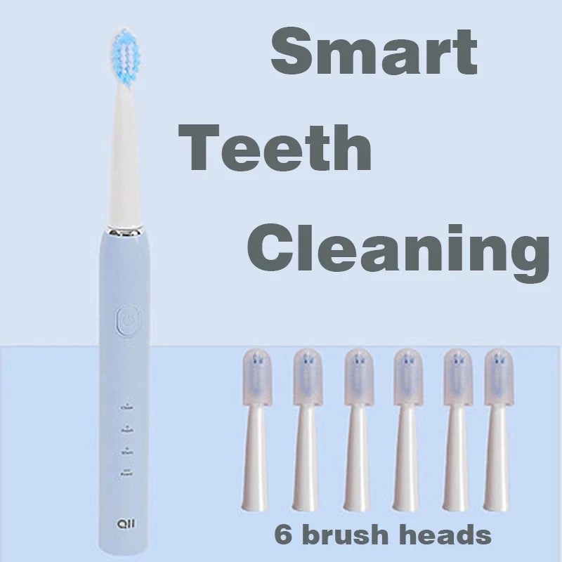 Бесшумная электрическая зубная щетка IPX7, водонепроницаемая Бесшумная умная зубная щетка для взрослых с 3 режимами быстрой зарядки
Бесшумная электрическая зубная щетка IPX7, водонепроницаемая Бесшумная умная зубная щетка для взрослых с 3 режимами быстрой зарядки