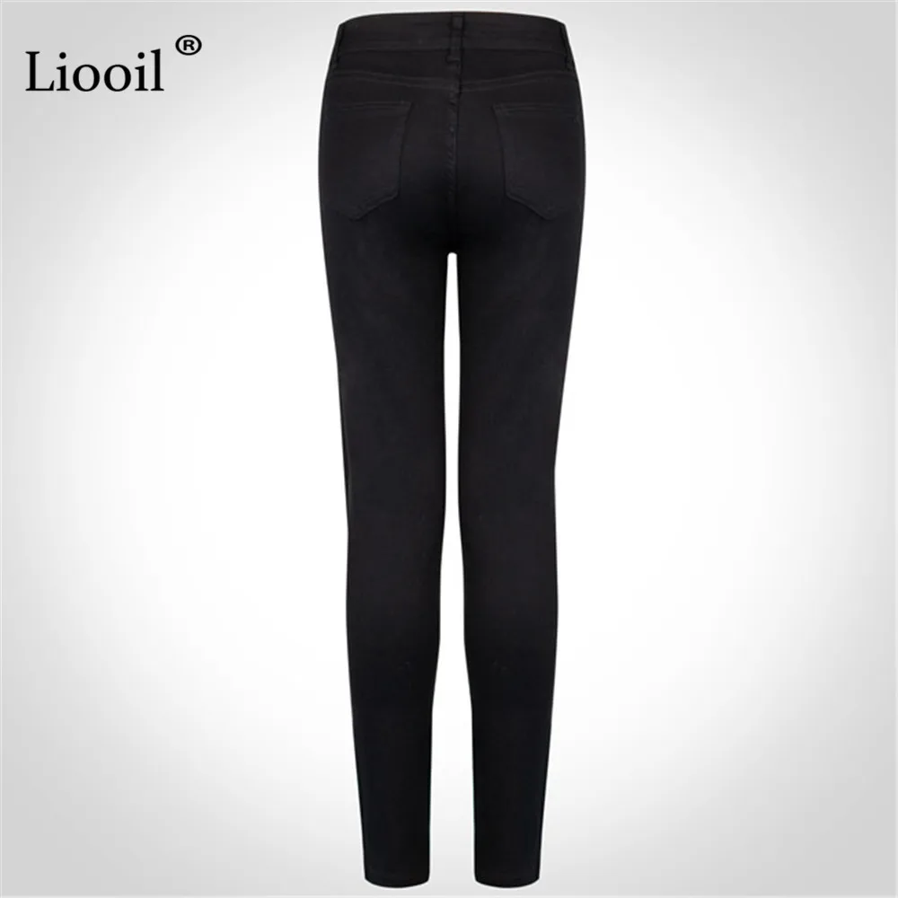Liooil Black White Ripped Pencil Jeans With Pockets Women 2021 High Waist Skinny Trousers Wash Distressed Sexy Hole Denim Pants
Liooil Black White Ripped Pencil Jeans With Pockets Women 2021 High Waist Skinny Trousers Wash Distressed Sexy Hole Denim Pants