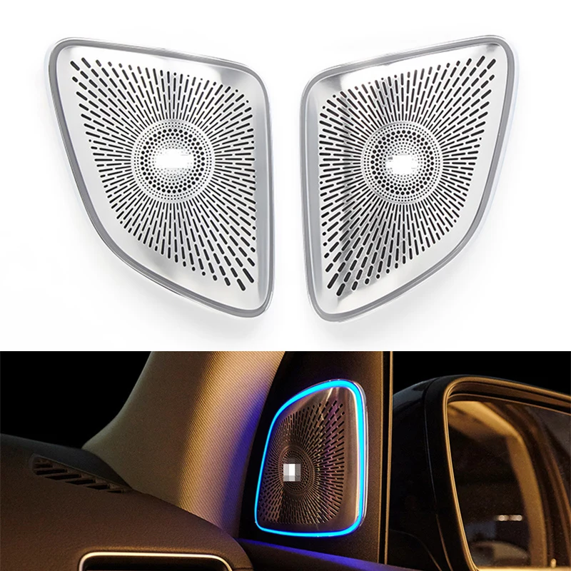 For Mercedes GLE class W167 GLE350 GLE450 2020 3D speaker tweeter cover atmosphere light cover synchronized with ambient light
For Mercedes GLE class W167 GLE350 GLE450 2020 3D speaker tweeter cover atmosphere light cover synchronized with ambient light