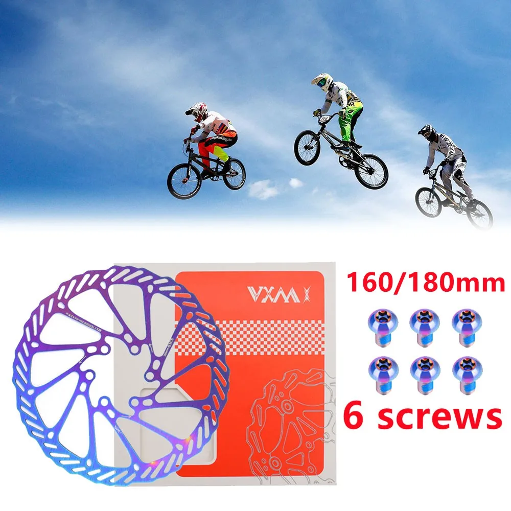 Mountain Bike Hollow Ultralight Disc Six-nail Disc Brake Disc 160/180 Color Bicycle Disc Road Bike With Screw Bolt Accessories
Mountain Bike Hollow Ultralight Disc Six-nail Disc Brake Disc 160/180 Color Bicycle Disc Road Bike With Screw Bolt Accessories