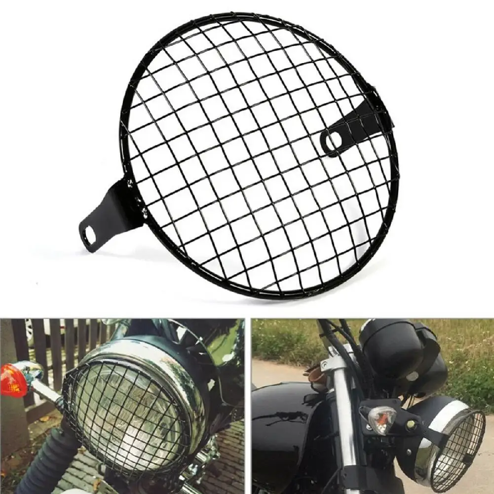 Universal 6.5 inch Motorcycle Headlight Protector Grill Net Vintage Retro Round Head Light Lamp Mesh Protective Cover
Universal 6.5 inch Motorcycle Headlight Protector Grill Net Vintage Retro Round Head Light Lamp Mesh Protective Cover