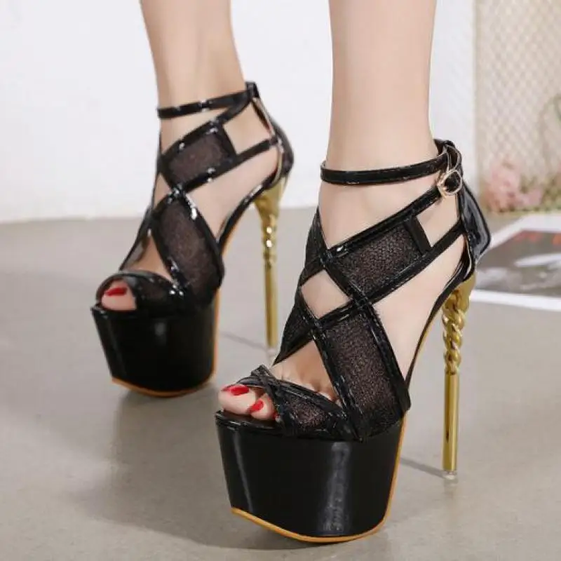 Fashion Sandals Shoes Super High Heel Platform Women's Sandals Size 35-43
Fashion Sandals Shoes Super High Heel Platform Women's Sandals Size 35-43