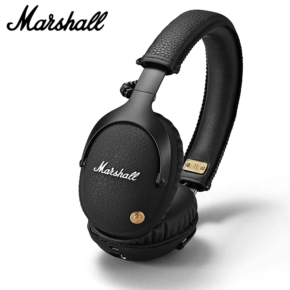 

Marshall Monitor Bluetooth Wireless Over-Ear Headphones Rock Earphones Noise-Isolating Deep Bass Foldable Sport Gaming Headset