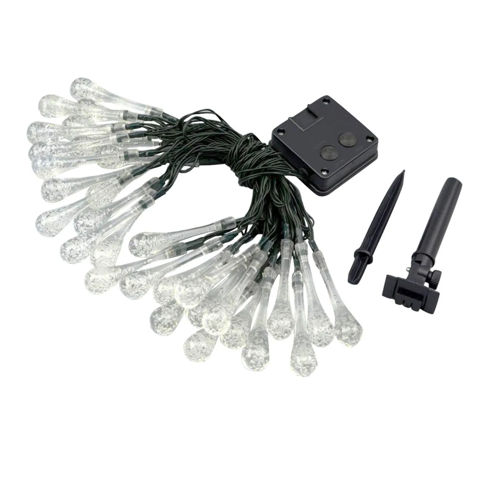 LED Outdoor Water drops Solar Lamp String Lights 20 Feet 30 LEDs Fairy Holiday Christmas Party Garland Garden Waterproof
LED Outdoor Water drops Solar Lamp String Lights 20 Feet 30 LEDs Fairy Holiday Christmas Party Garland Garden Waterproof