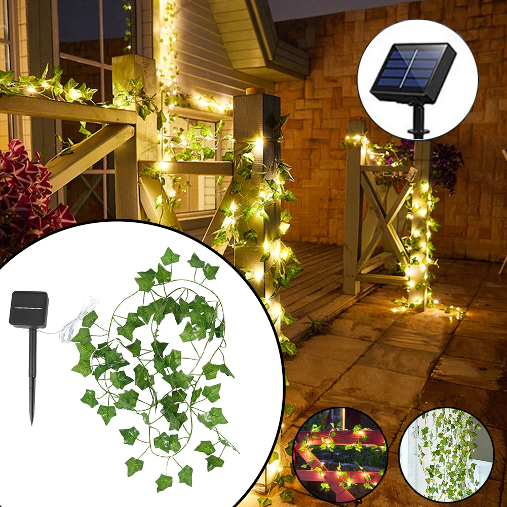 Solar LED String Light Leaves Fairy String Light 8 Modes Waterproof Outdoor Solar Powered Garland String Lights Home Decoration
Solar LED String Light Leaves Fairy String Light 8 Modes Waterproof Outdoor Solar Powered Garland String Lights Home Decoration
