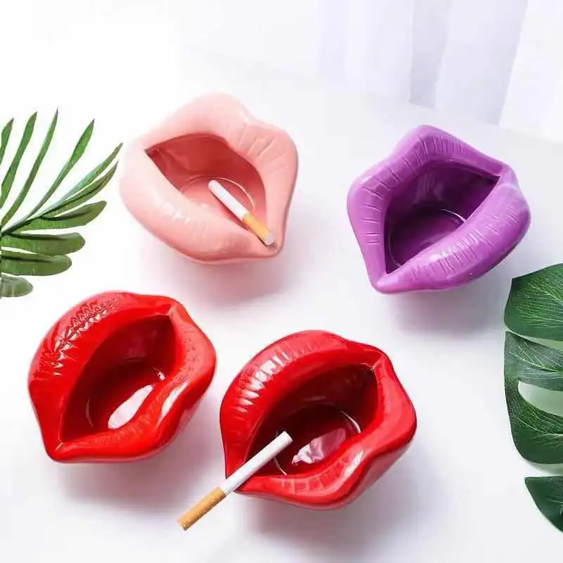 Lips Ceramic Ashtray Cute Cartoon Ashtray Creative Flower Pot Trendy Mouth Fashion Home Furnishings Send Boyfriend Gift
Lips Ceramic Ashtray Cute Cartoon Ashtray Creative Flower Pot Trendy Mouth Fashion Home Furnishings Send Boyfriend Gift
