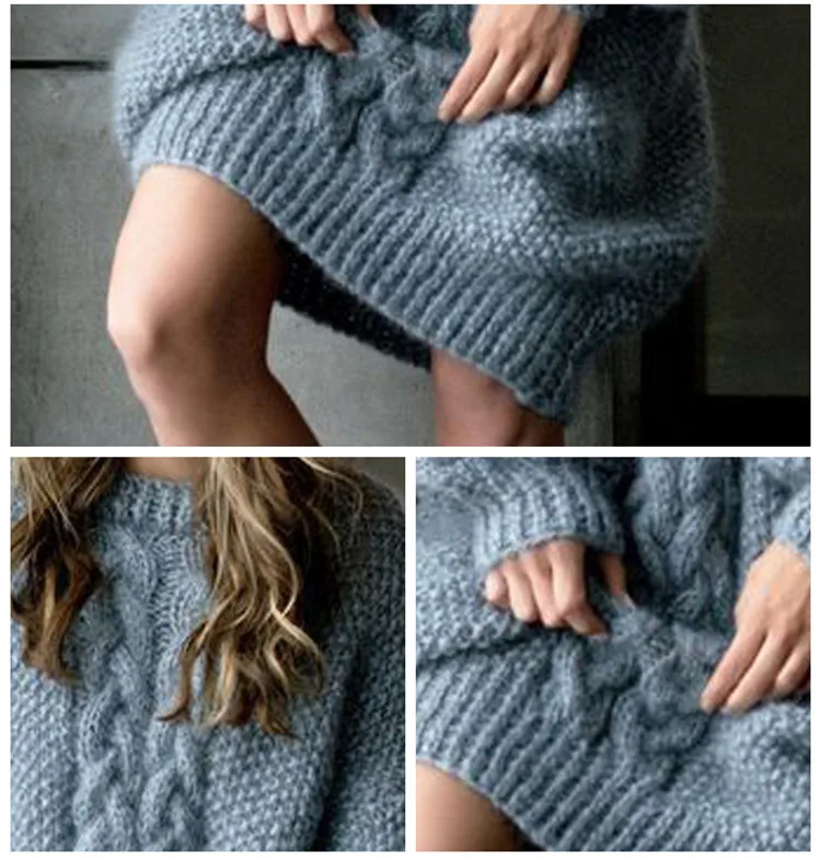 Loose long-sleeved sweater autumn and winter 2019 new fashion thick needle thick lazy style women's casual long high-end sweater
Loose long-sleeved sweater autumn and winter 2019 new fashion thick needle thick lazy style women's casual long high-end sweater