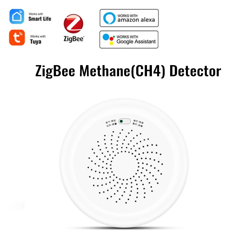 ZigBee Tuya Smart Combustible Gas Detector Natural Gas Leak Sensor Gas Alarm Smart Home Work with Smart life 8%LEL Alarm
ZigBee Tuya Smart Combustible Gas Detector Natural Gas Leak Sensor Gas Alarm Smart Home Work with Smart life 8%LEL Alarm