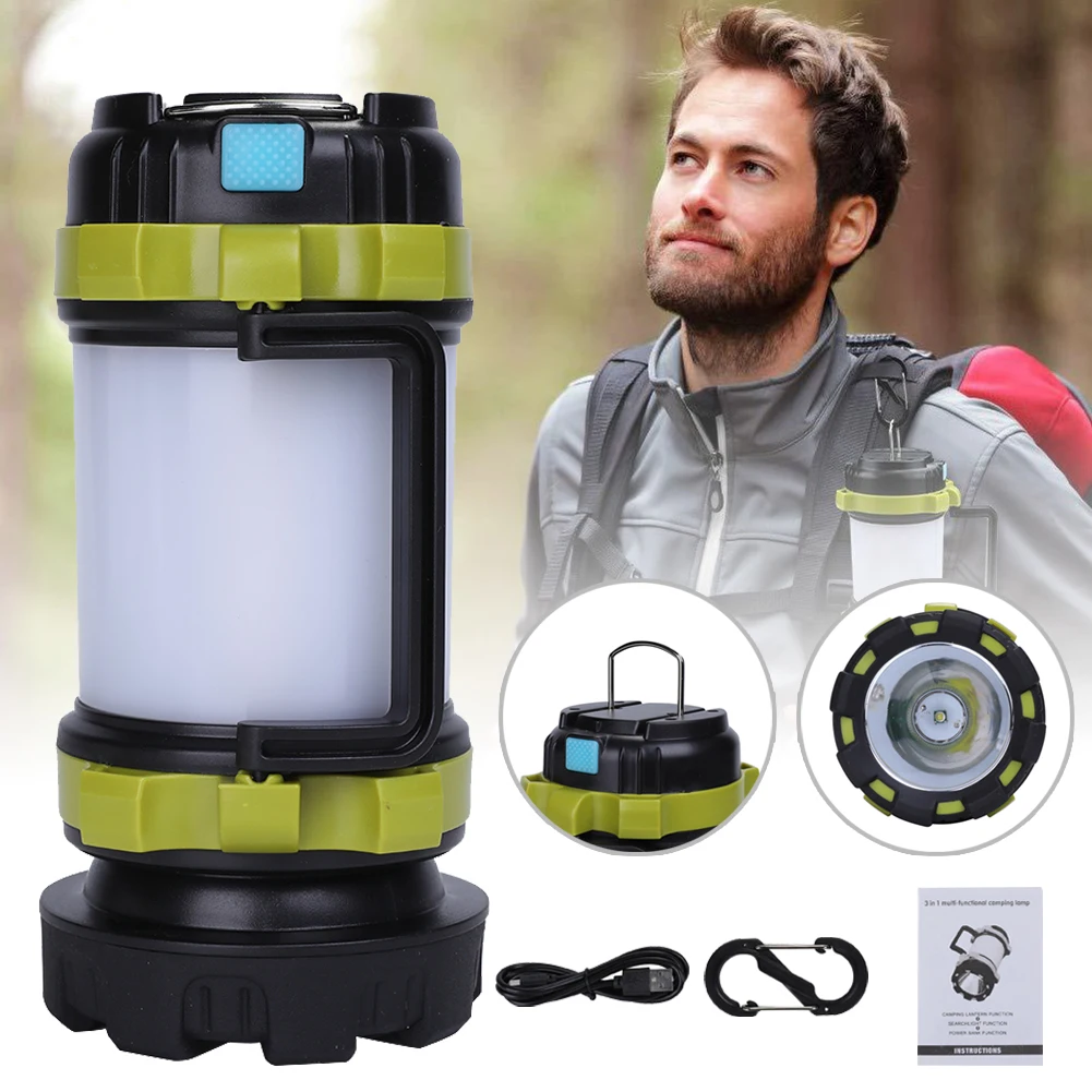 Portable USB Rechargeable LED Outdoor Powerful Flashlight Lantern LED Searchlight Super Bright LED Flashlight Camping Lantern
Portable USB Rechargeable LED Outdoor Powerful Flashlight Lantern LED Searchlight Super Bright LED Flashlight Camping Lantern
