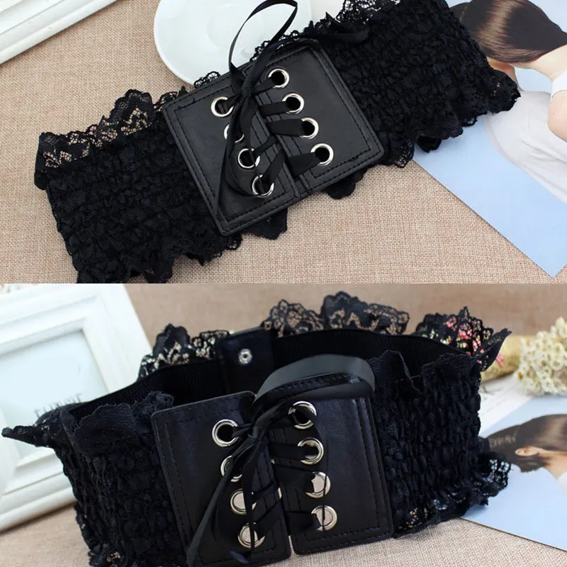 Vintage Women Ladies Wide Bow Belt PU Leather Dress Lace Up Eyelet Cotton Corset Elastic Cinch Waistband Slim Belt Waistband
Vintage Women Ladies Wide Bow Belt PU Leather Dress Lace Up Eyelet Cotton Corset Elastic Cinch Waistband Slim Belt Waistband