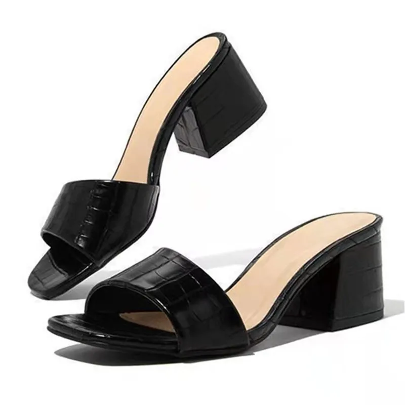 Ladies new high heel sandals square toe slippers ladies fashion summer shoes high heels 2022
Ladies new high heel sandals square toe slippers ladies fashion summer shoes high heels 2022