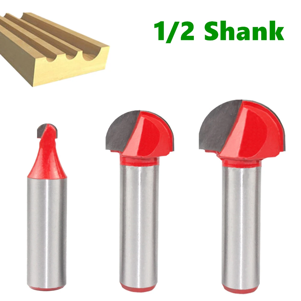 1pc 12.7mm Shank Ball Nose End Mill Round Nose Cove CNC Milling Bit Radius Core Box Solid Carbide Router Bit Tools
1pc 12.7mm Shank Ball Nose End Mill Round Nose Cove CNC Milling Bit Radius Core Box Solid Carbide Router Bit Tools
