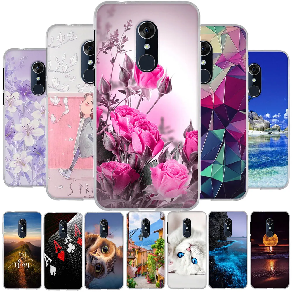 Чехол для Alcatel 3 5052D чехол из ТПУ с рисунком OT мягкий силиконовый бампер 3L 5034D