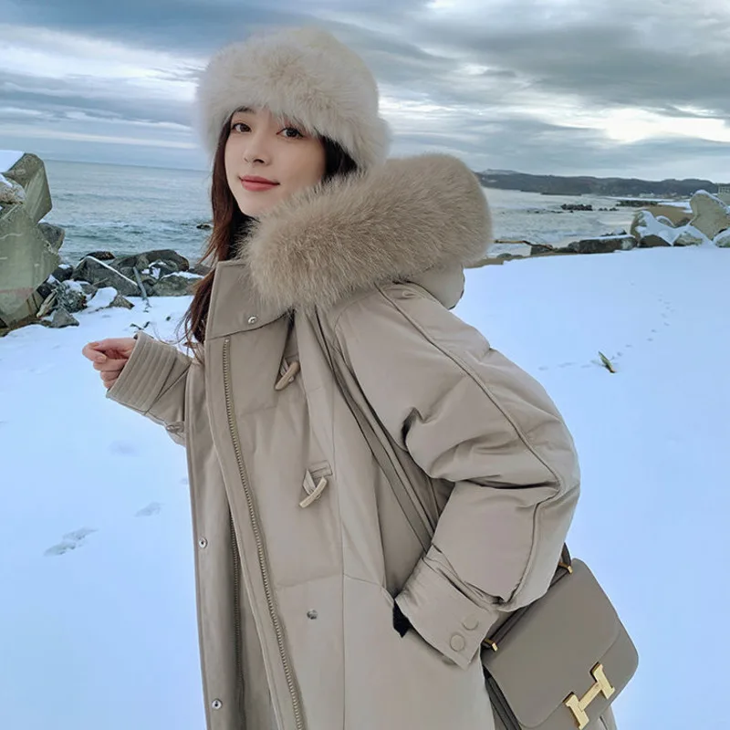 Fashion 2021 Winter Jacket Women Parka Warm Thick Long Down Coats Female Loose Femme Streetwear Hooded Lady Outerwear Abrigos
Fashion 2021 Winter Jacket Women Parka Warm Thick Long Down Coats Female Loose Femme Streetwear Hooded Lady Outerwear Abrigos