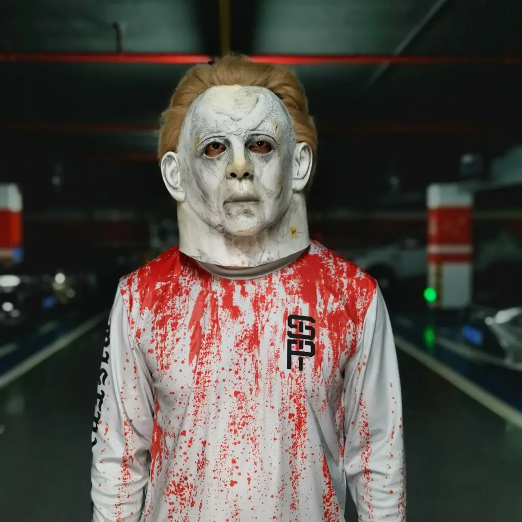 Michael Myers Mask Michael Myers Moonlight Light Panic Mask Major Latex Mask Devil Headgear
Michael Myers Mask Michael Myers Moonlight Light Panic Mask Major Latex Mask Devil Headgear