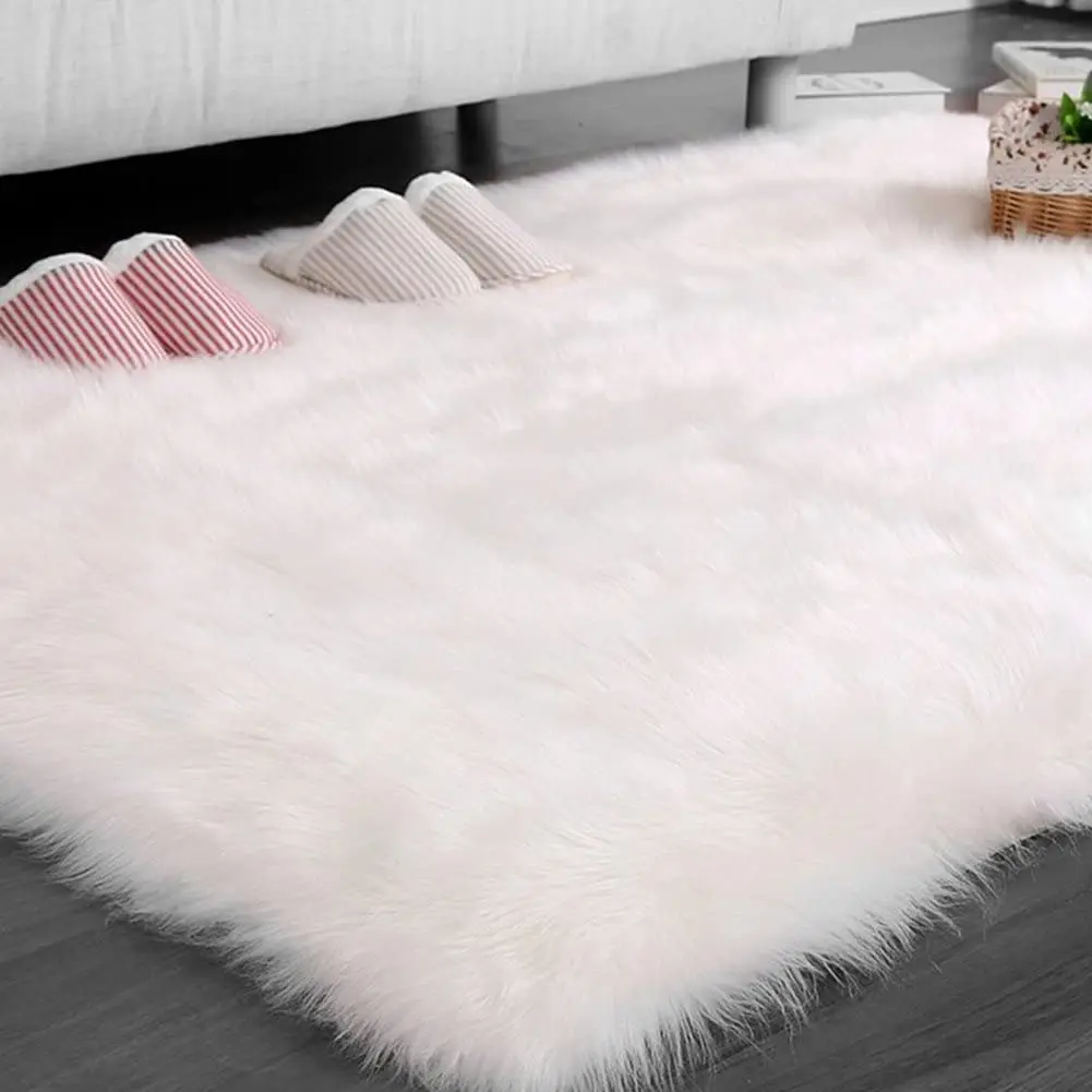 Plush Carpet Living Room Decor Fluffy Shaggy Rug Kids Room Faux Fur Carpet Sofa Bed Side Area Mats Home Supplies
Plush Carpet Living Room Decor Fluffy Shaggy Rug Kids Room Faux Fur Carpet Sofa Bed Side Area Mats Home Supplies