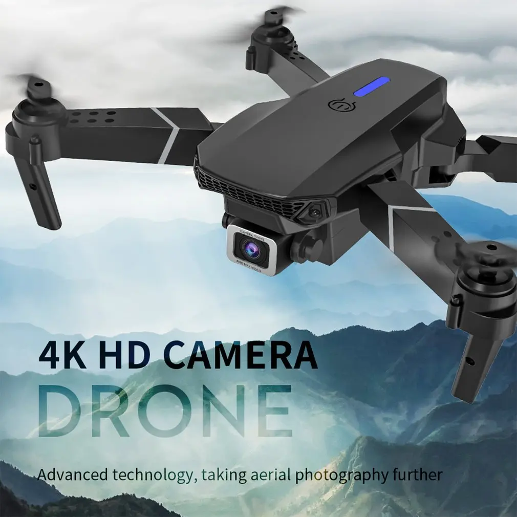 E525 Квадрокоптер WI-FI FPV Дрон с Широкий формат 4K Камера удержания высоты RC складного