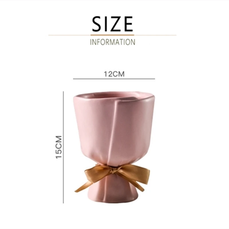 European Creative Bouquet Vase Bow Shape Ceramic Vase Furnishings Porcelain Home Living Room Desktop Decoration
European Creative Bouquet Vase Bow Shape Ceramic Vase Furnishings Porcelain Home Living Room Desktop Decoration