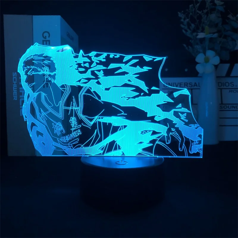 Баскетбольный мяч Kurokos Daiki Aomine с японским Аниме Манга на батарейках 3D светильник с Bluetooth-управлением для яркого базового стола
Баскетбольный мяч Kurokos Daiki Aomine с японским Аниме Манга на батарейках 3D светильник с Bluetooth-управлением для яркого базового стола