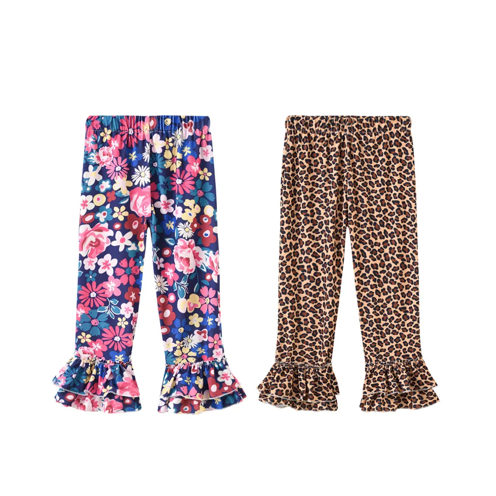 Baby Girl Clothing Child Leopard Flowers Cotton Pants 2-6Years Trousers Children's Pants Kids Baby Girl Ruffle Pants Flare Pants
Baby Girl Clothing Child Leopard Flowers Cotton Pants 2-6Years Trousers Children's Pants Kids Baby Girl Ruffle Pants Flare Pants
