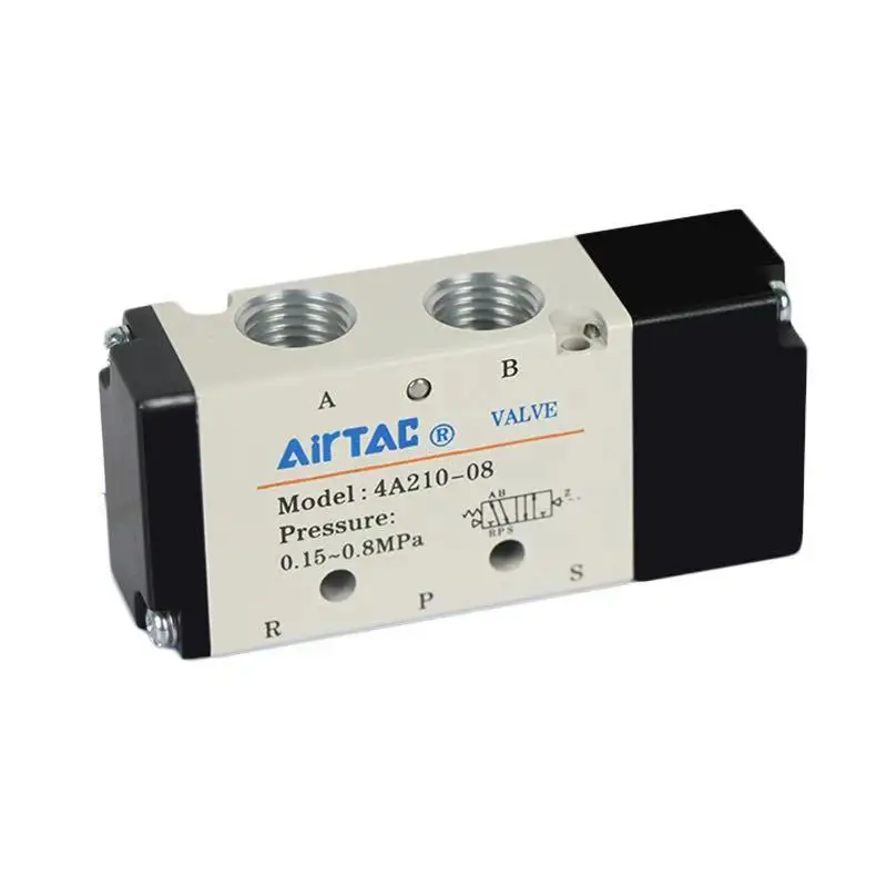 Two-position five-way AIRTAC control electronic valve 4A310-06 4A310-10 Pneumatic valve solenoid valve
Two-position five-way AIRTAC control electronic valve 4A310-06 4A310-10 Pneumatic valve solenoid valve