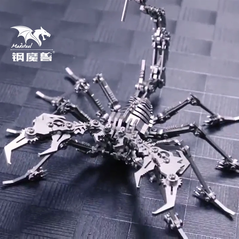Металлический 3D-пазл, набор для самостоятельной сборки, съемный 3D-пазл, подходит для детей, настольное украшение, скорпион
Металлический 3D-пазл, набор для самостоятельной сборки, съемный 3D-пазл, подходит для детей, настольное украшение, скорпион