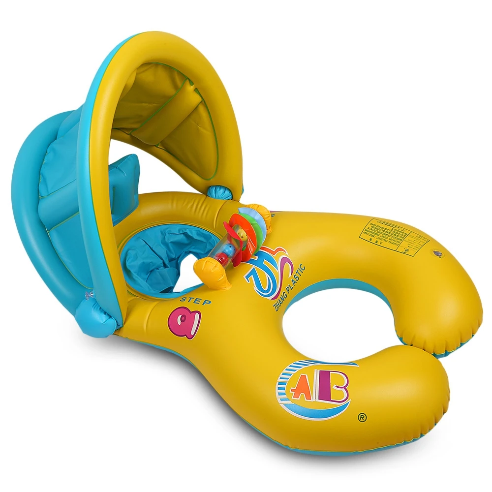 Inflatable Mother Baby Swim Float Ring Kids Seat Double Person Swimming Soft Ring Swimming Floating Circle Babyfloat Accessories 
Inflatable Mother Baby Swim Float Ring Kids Seat Double Person Swimming Soft Ring Swimming Floating Circle Babyfloat Accessories